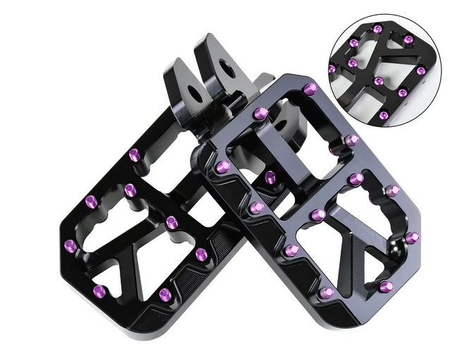 Black Heavy-Duty Aluminum Foot Pegs