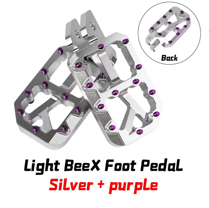 Chrome Heavy-Duty Aluminum Foot Pegs