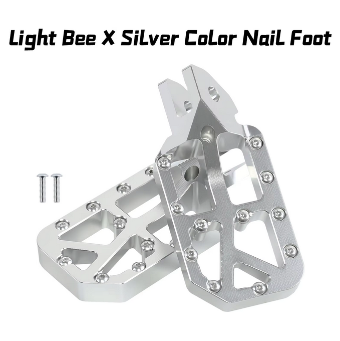 Chrome Heavy-Duty Aluminum Foot Pegs
